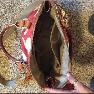 Brahmin Tote 14” x 8.5” x 7” (lxhxw) base 7”